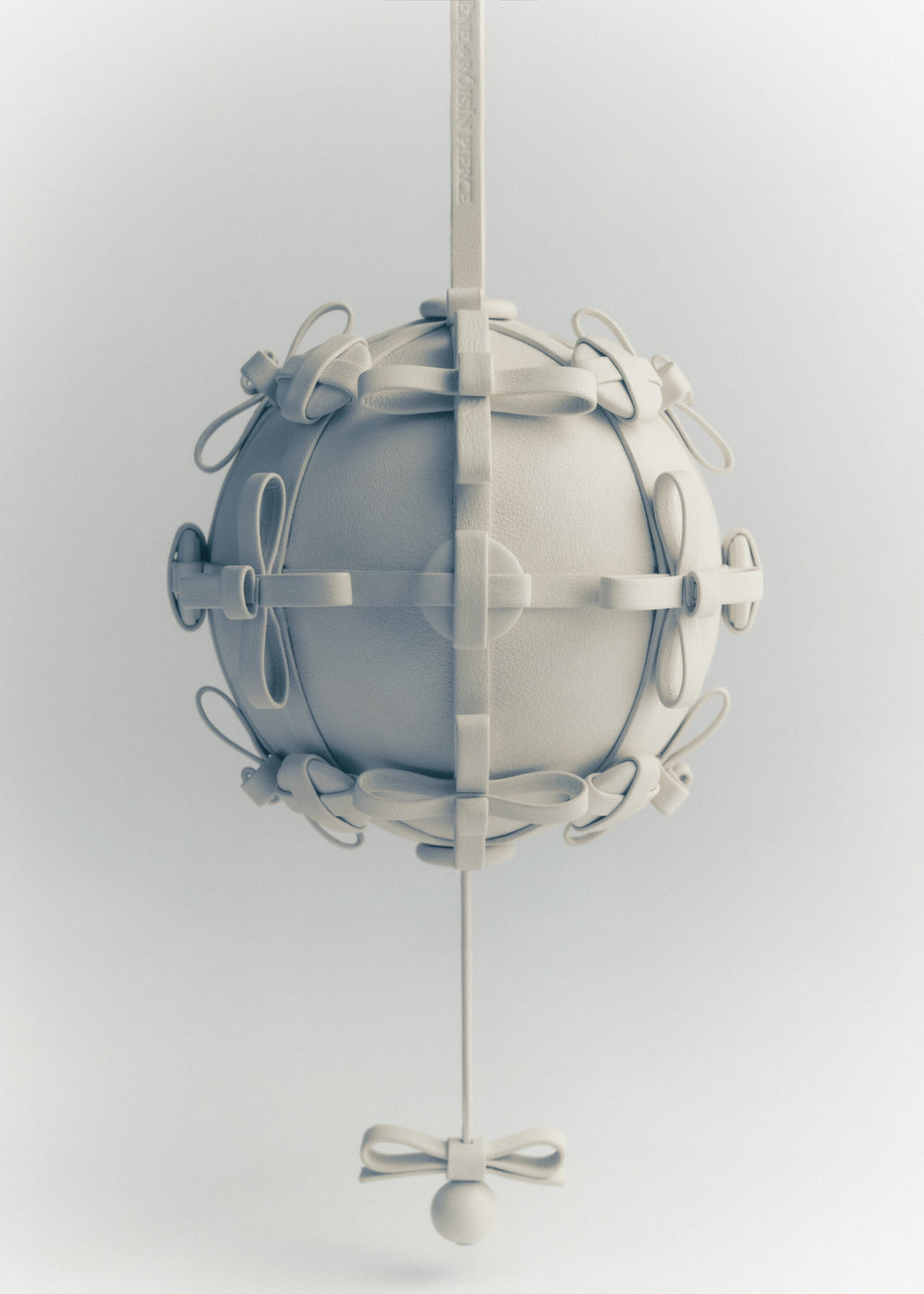 Button Bow Sphere - Porcelain