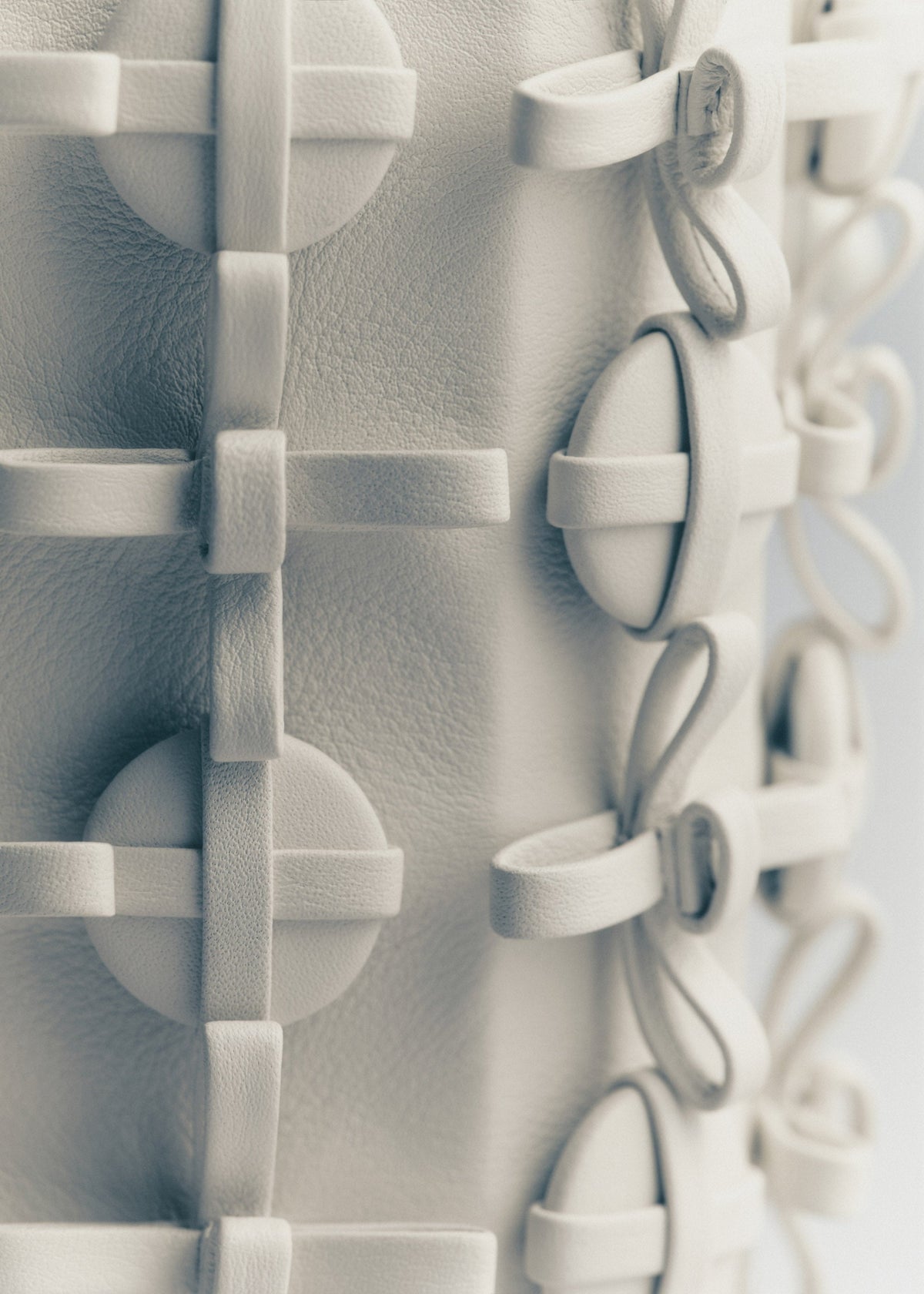 Button Bow Box - Porcelain